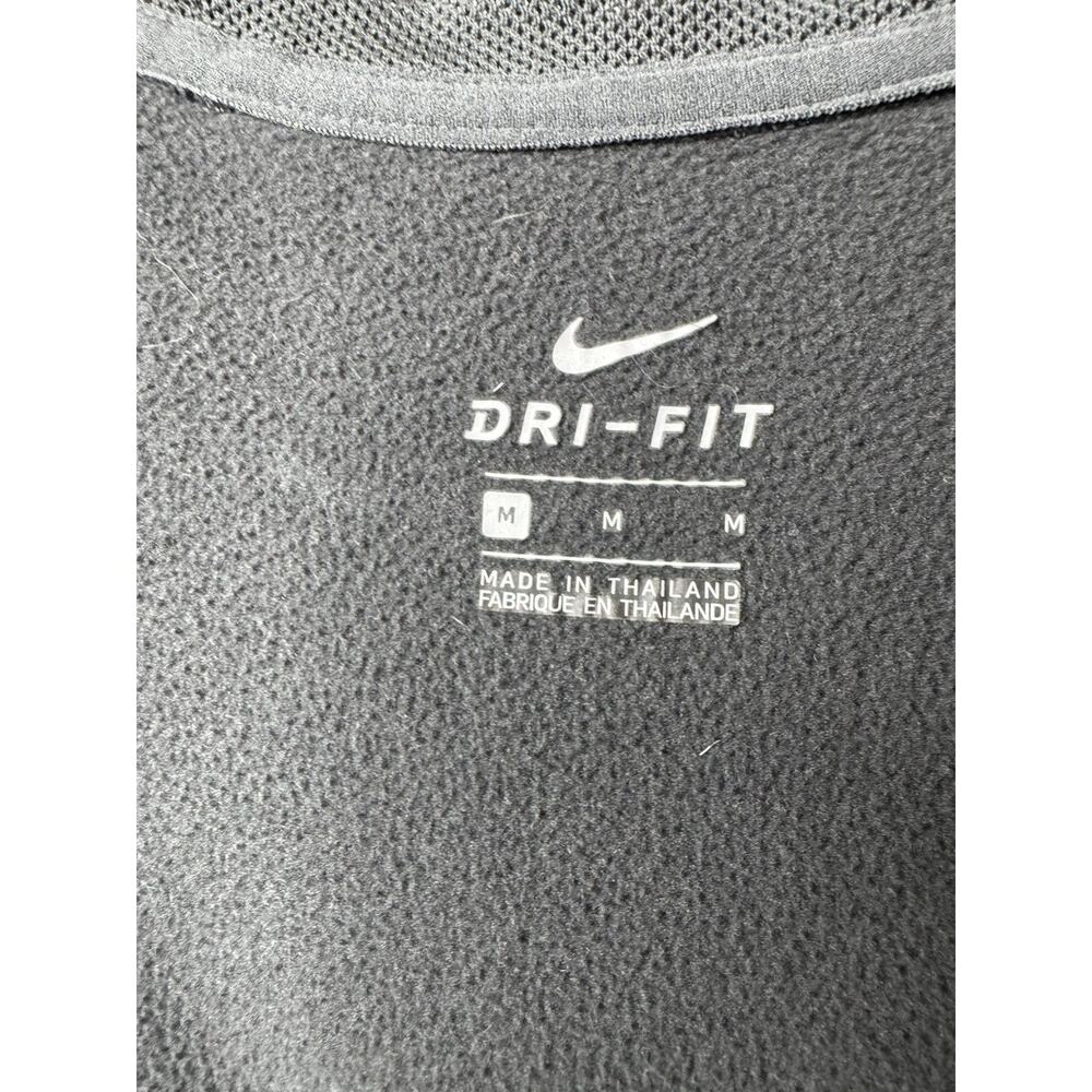 Nike Women’s Dri-FIT Full Zip Hoodie Size Medium Gray Athletic Training Jacket - Picture 4 of 6